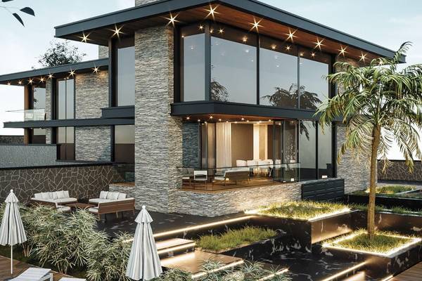 Villa İzometrik Dış Çekim